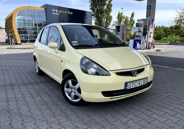 Honda Jazz cena 9500 przebieg: 272000, rok produkcji 2002 z Gdańsk małe 191